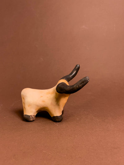 Ceramic Bull Idol - Symbol of Male Fertility