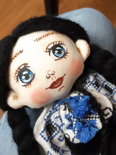 Doll with Stories - Brunette Girl