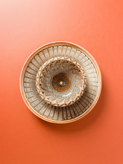 castron-10cm-ceramica-horezu-popa-floare-caramizie-pe-spirala-maro-zigzag-maro-2