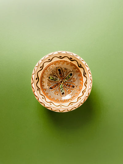 castron-mic-dejun-ceramica-horezu-popa-floare-spice-contur-zigzag-maro-1